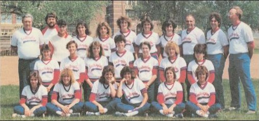 1987 Southington High School Girls Softball Team