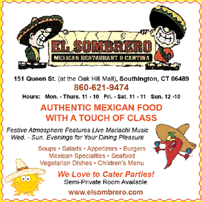 El Sombrero Authentic Mexican Food with a Touch of Class, Southington, CT