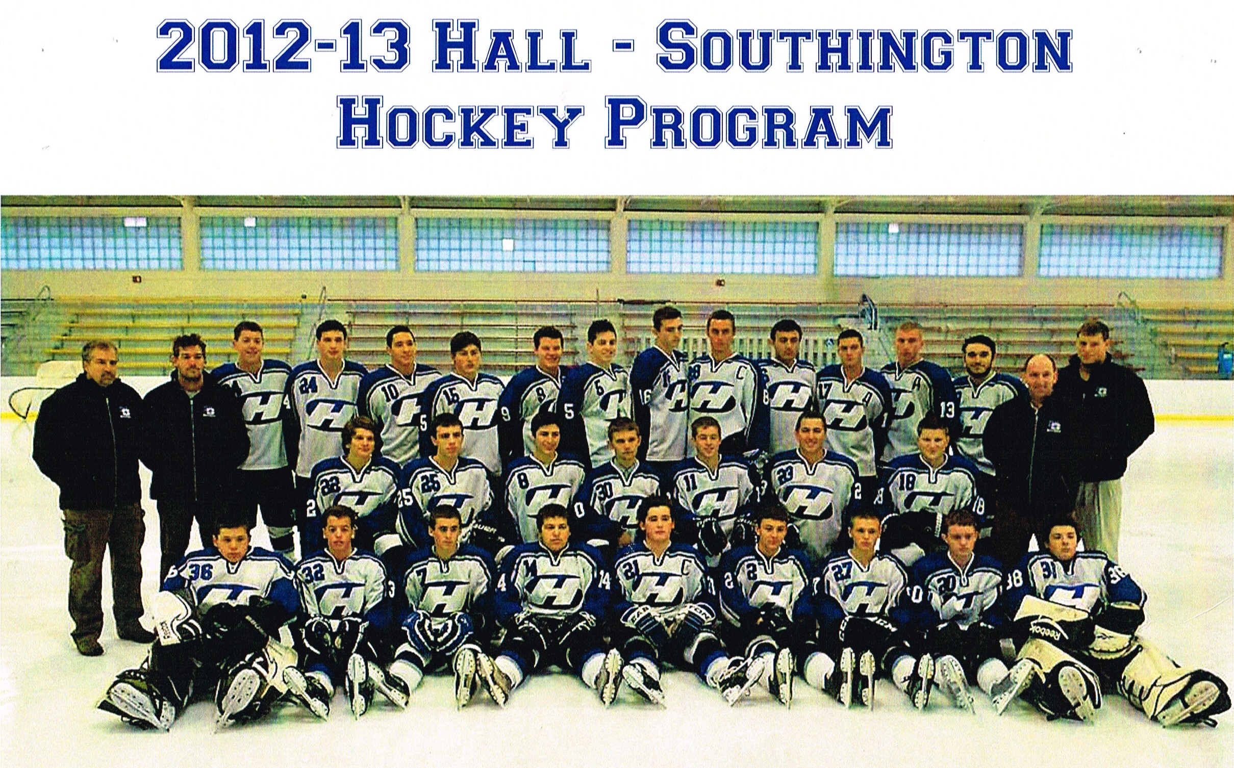 2012-2013 Southington Hall Co-op Hockey Team