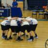 Southington's JV Volleyball teams brings it in to talk about their games plan.