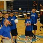 Coach Lou Gianacopolos prepares his team for victory